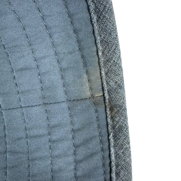 Solar Eclipse Heathered Gray UV Protection Bucket Hat Boat Beach Cinching Cord - Picture 4 of 5